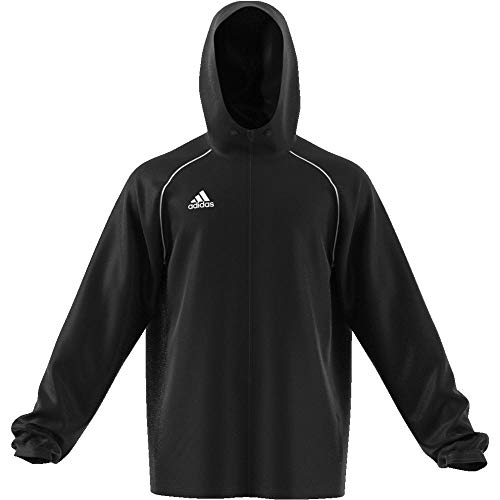 adidas CORE18 RN JKT Chaqueta Deportiva, Hombre, Negro (Black/White), M