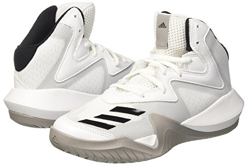 adidas Crazy Team K, Zapatillas de deporte para Unisex niños, Blanco (Ftwbla / Negbas / Grpumg), 28