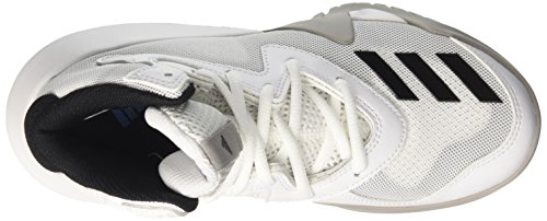 adidas Crazy Team K, Zapatillas de deporte para Unisex niños, Blanco (Ftwbla / Negbas / Grpumg), 28