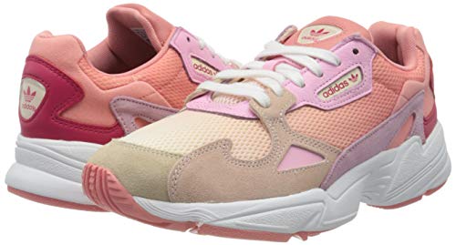 adidas Falcon W, Zapatillas Mujer, Ecru Tint S18/Icey Pink F17/True Pink, 39 1/3 EU