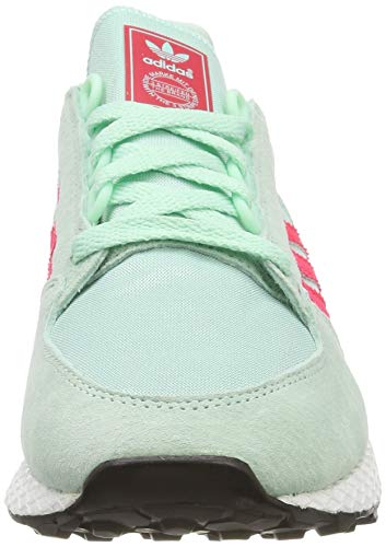 adidas Forest Grove W, Zapatillas de Gimnasia Mujer, Verde (Clear Mint/Active Pink/Chalk White Clear Mint/Active Pink/Chalk White), 38 EU