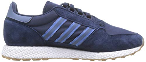 adidas Forest Grove, Zapatillas de Gimnasia Hombre, Azul (Collegiate Navy/Real Blue/Tech Ink Collegiate), 41 1/3 EU