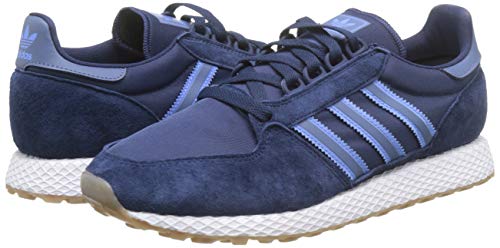 adidas Forest Grove, Zapatillas de Gimnasia Hombre, Azul (Collegiate Navy/Real Blue/Tech Ink Collegiate), 41 1/3 EU