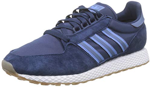 adidas Forest Grove, Zapatillas de Gimnasia Hombre, Azul (Collegiate Navy/Real Blue/Tech Ink Collegiate), 41 1/3 EU