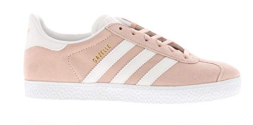 adidas Gazelle J, Zapatillas de Gimnasia Unisex Adulto, Rosa (Icey Pink F17/Ftwr White/Gold Met. Icey Pink F17/Ftwr White/Gold Met.), 37 1/3 EU