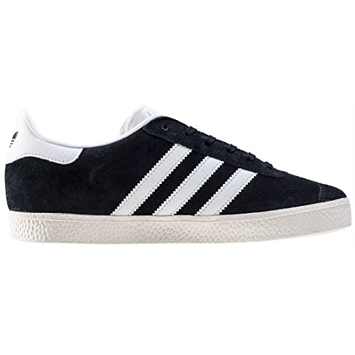 ADIDAS Gazelle J, Zapatillas Unisex Adulto, Negro (Core Black/Footwear White/Gold Metallic 0), 38 2/3 EU