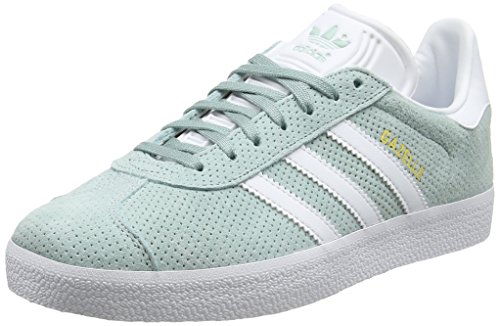 adidas Gazelle W, Zapatillas de Deporte Mujer, Verde (Vertac / Ftwbla / Dormet), 36 EU