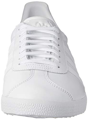 adidas Gazelle, Zapatillas de deporte Unisex Adulto, Blanco (Ftwr White/Ftwr White/Gold Metallic), 38 EU