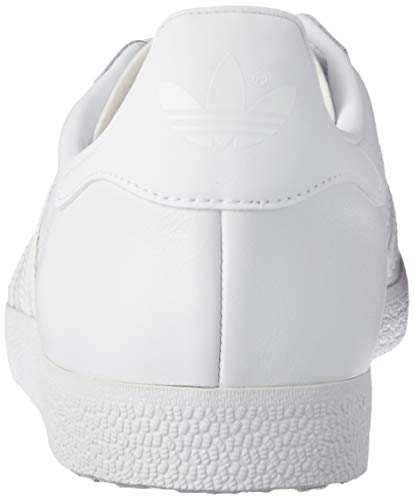 adidas Gazelle, Zapatillas de deporte Unisex Adulto, Blanco (Ftwr White/Ftwr White/Gold Metallic), 38 EU