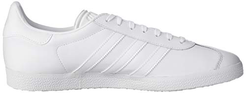 adidas Gazelle, Zapatillas de deporte Unisex Adulto, Blanco (Ftwr White/Ftwr White/Gold Metallic), 38 EU