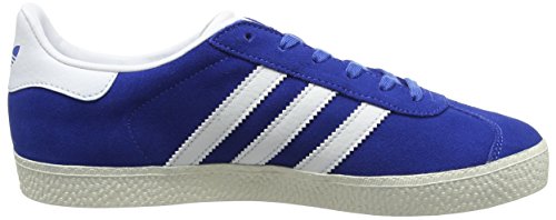 adidas Gazelle, Zapatillas Unisex Adulto, Azul (Blue/FT White/Gold MT), 37 1/3 EU