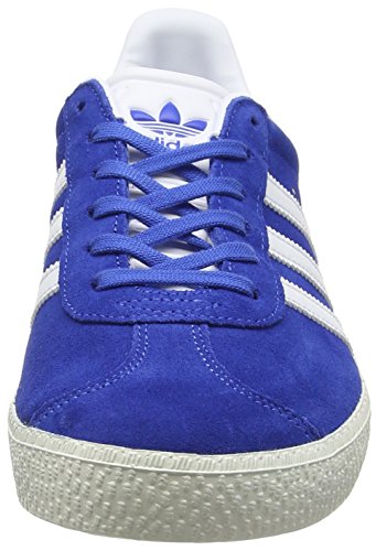 adidas Gazelle, Zapatillas Unisex Adulto, Azul (Blue/FT White/Gold MT), 37 1/3 EU