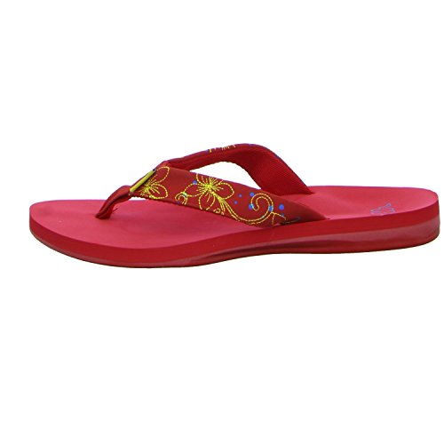 adidas Halulu, Chanclas para Mujer, Rojo (Red/Yellow 2040), 39 EU