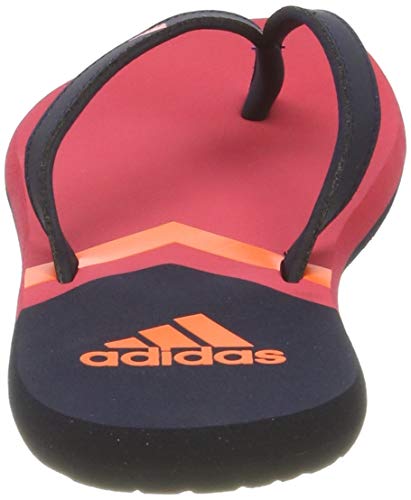 adidas Hawaiana Eezay, Chanclas para Mujer, Azul/Rosa (Legend Ink/Active Pink/True Orange), 37 EU