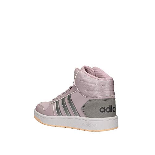 adidas Hoops Mid 2.0 K, Zapatos de Baloncesto Unisex Adulto, Morado (Mauve/Matte Silver/Light Granite Mauve/Matte Silver/Light Granite), 37 1/3 EU