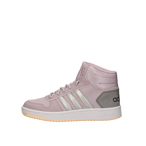 adidas Hoops Mid 2.0 K, Zapatos de Baloncesto Unisex Adulto, Morado (Mauve/Matte Silver/Light Granite Mauve/Matte Silver/Light Granite), 37 1/3 EU