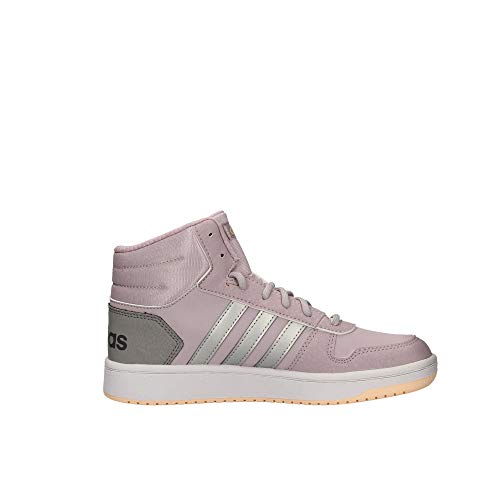 adidas Hoops Mid 2.0 K, Zapatos de Baloncesto Unisex Adulto, Morado (Mauve/Matte Silver/Light Granite Mauve/Matte Silver/Light Granite), 37 1/3 EU