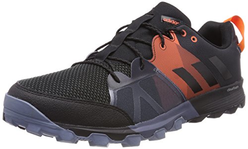 adidas Kanadia 8.1 TR m, Zapatillas de Trail Running para Hombre, Negro (Carbon/Core Black/Orange 0), 40 EU