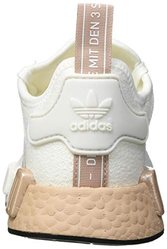 adidas NMD_R1, Sneaker Mujer, Footwear White/Ash Pearl/Footwear White, 38 2/3 EU