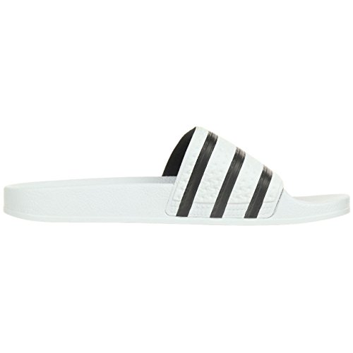 adidas Originals Adilette, Zapatos de Playa y Piscina Hombre, Blanco White Black White, 42 EU