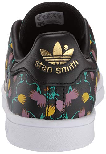 adidas Originals Stan Smith, Zapatillas Deportivas. Mujer, Color Negro, Blanco, Dorado metálico, 41 1/3 EU