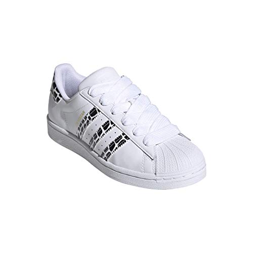 adidas Originals Superstar, Zapatillas Mujer, Blanco Oro Metálico Core Negro, 36 EU