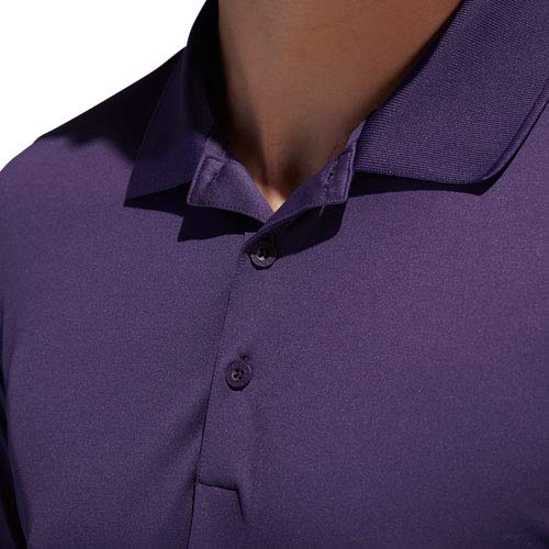 adidas Polo Performance Hombre, Hombre, Polo, TM3060S6, Morado/Gris Dos, S