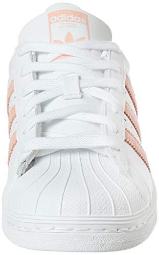 Adidas Schuhe Superstar W Footwear White-Glow Pink-Core Black (EF9249) 36 2/3 Weiss