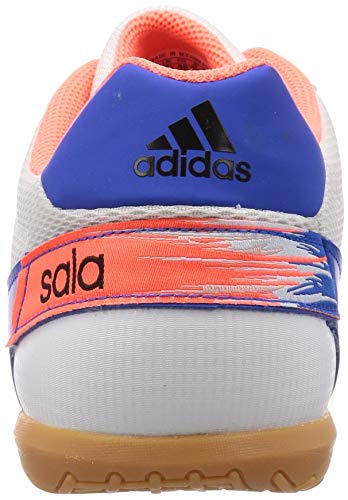 Adidas Super Sala, Zapatillas Deportivas Fútbol Hombre, Blanco (FTWR White/Signal Coral/Glory Blue), 43 1/3 EU