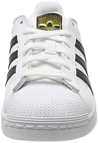 adidas Superstar J, Unisex niños, Blanco (Cloud White/Core Black/Cloud White 000), 38 2/3 EU