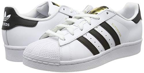 adidas Superstar J, Unisex niños, Blanco (Cloud White/Core Black/Cloud White 000), 38 2/3 EU