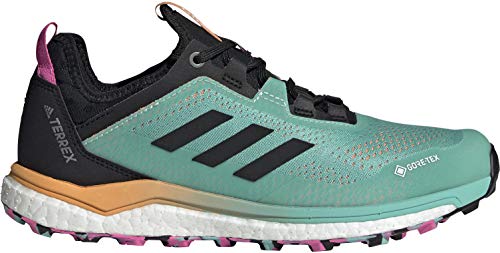 adidas Terrex Agravic Flow GTX W, Zapatillas de Trail Running Mujer, MENACI/NEGBÁS/ROSCHI, 42 EU