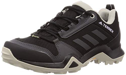 adidas Terrex Ax3 GTX W, Zapatillas para Carreras de montaña Mujer, Núcleo Negro/Gris Oscuro/Tinte Púrpura, 39 1/3 EU