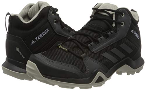 adidas Terrex AX3 Mid GTX W, Zapatillas Deportivas Mujer, Core Black/DGH Solid Grey/Purple Tint, 40 2/3 EU