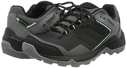 adidas Terrex Eastrail GTX W, Zapatillas de Paseo. Mujer, Grey Core Black Clear Mint, 39 1/3 EU