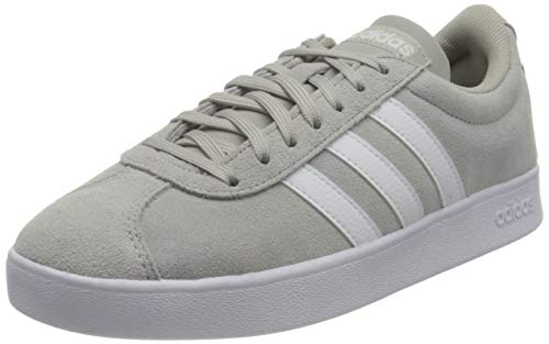 adidas VL Court 2.0, Zapatillas de Deporte Mujer, Gridos/FTWBLA/GRIPAL, 38 2/3 EU