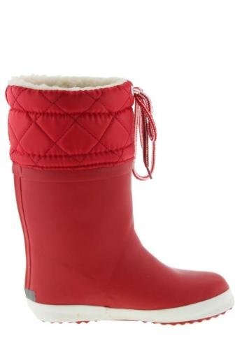 Aigle Giboulee, Botas de Caucho Unisex Niños, Rojo (Rouge/Blanc), 36 EU