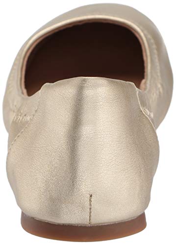 Amazon Essentials Belice Ballet Flat Zapatos Bailarinas, Dorado, 37 EU