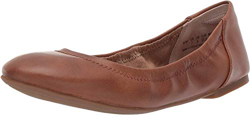 Amazon Essentials Belice Ballet Flat Zapatos Bailarinas, Marrón, 39 EU