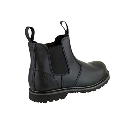 Amblers Steel - Calzado de protección de cuero para mujer negro negro 45, color negro, talla 40.5