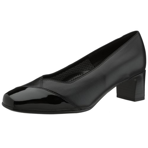 ara Ara Damen Pumps Verona Weite H 41742-01 - Zapatos de tacón de Charol para Mujer, Color Negro, Talla 35 1/2