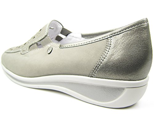 araAra Damen Slipper Grau - Mocasines Mujer, Color Gris, Talla 40.5