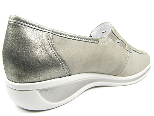 araAra Damen Slipper Grau - Mocasines Mujer, Color Gris, Talla 40.5