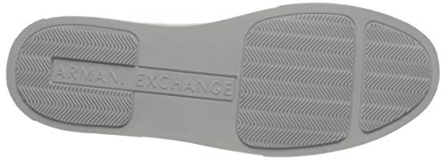 Armani Exchange Mina Cupsole Premium Low Top, Sneaker Mujer, OP.White+Black, 40 EU