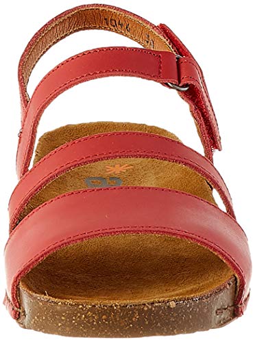 Art I Breathe, Sandalias con Punta Abierta Mujer, Rojo (Red Red), 39 EU