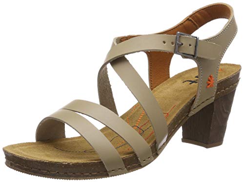 Art I Meet, Sandalias con Punta Abierta Mujer, Beige Arena 000, 40 EU