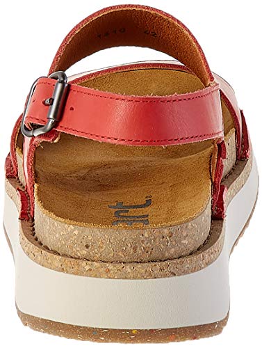 Art Vancouver, Sandalias con Punta Abierta Unisex Adulto, Rojo (Red Red), 42 EU