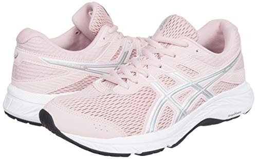 Asics Gel-Contend 6, Sneaker Mujer, Rose Pã Che Blanc, 39 EU