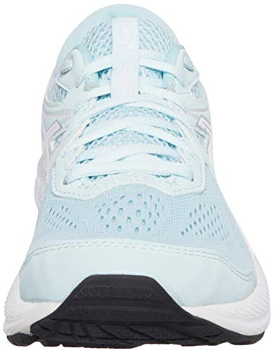 Asics Gel-Contend 7, Road Running Shoe Mujer, Aqua Angel/White, 39.5 EU