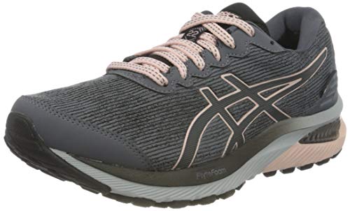 Asics Gel-Cumulus 22 G-TX, Road Running Shoe Mujer, Carrier Grey/Ginger Peach, 40 EU